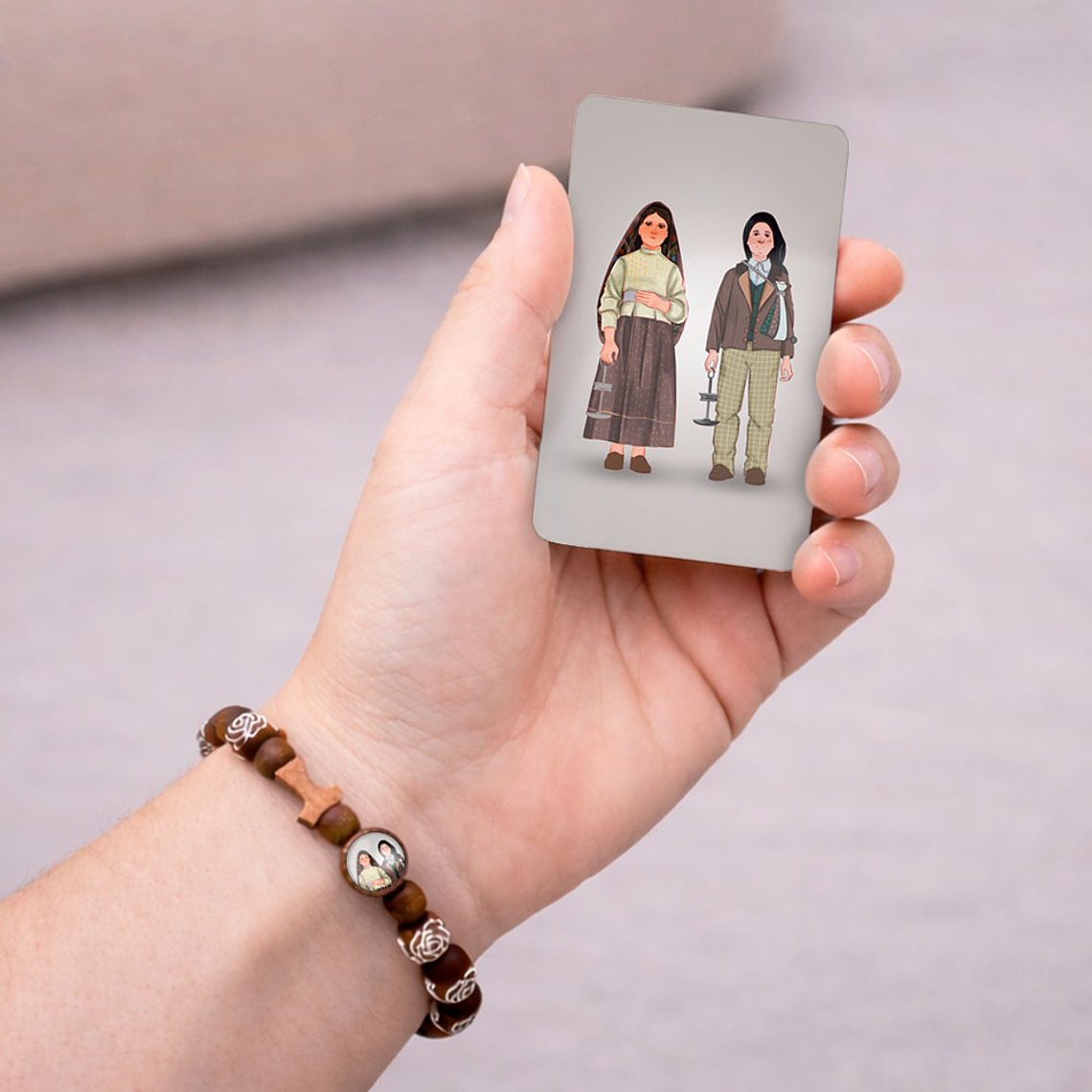 Bracelet de Sainte Jacinthe et de Saint François Marto  3