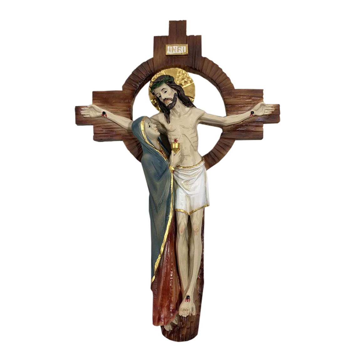 Crucifijo de María y Jesús 1