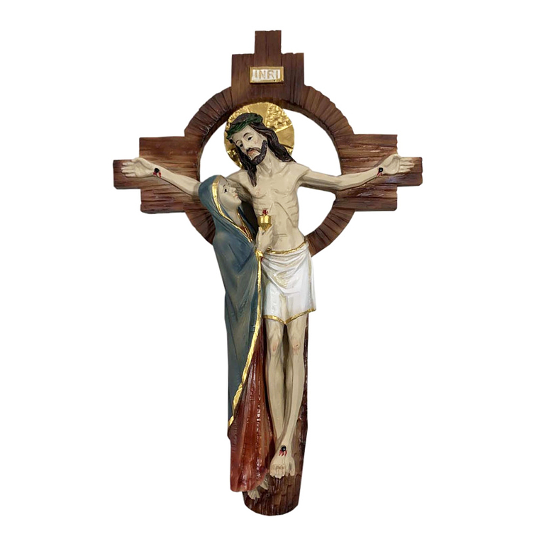 Crucifijo de María y Jesús 1