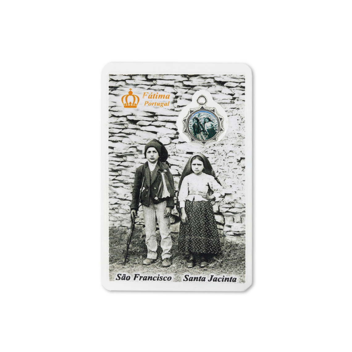 Saint Jacinta and Saint Francisco Marto prayer card 1