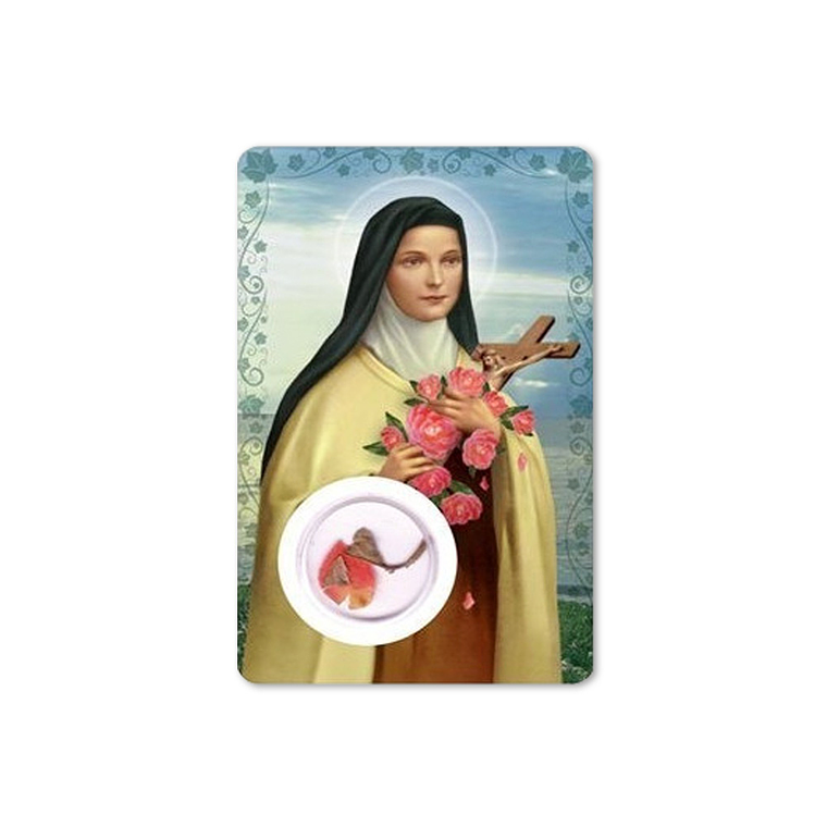 Pagela com oração de Santa Teresinha 1