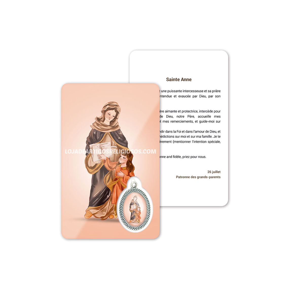 Carte de prière de Sainte Anne 5