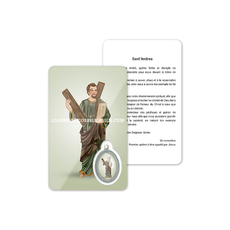 Tarjeta con oración de San Andrés 5