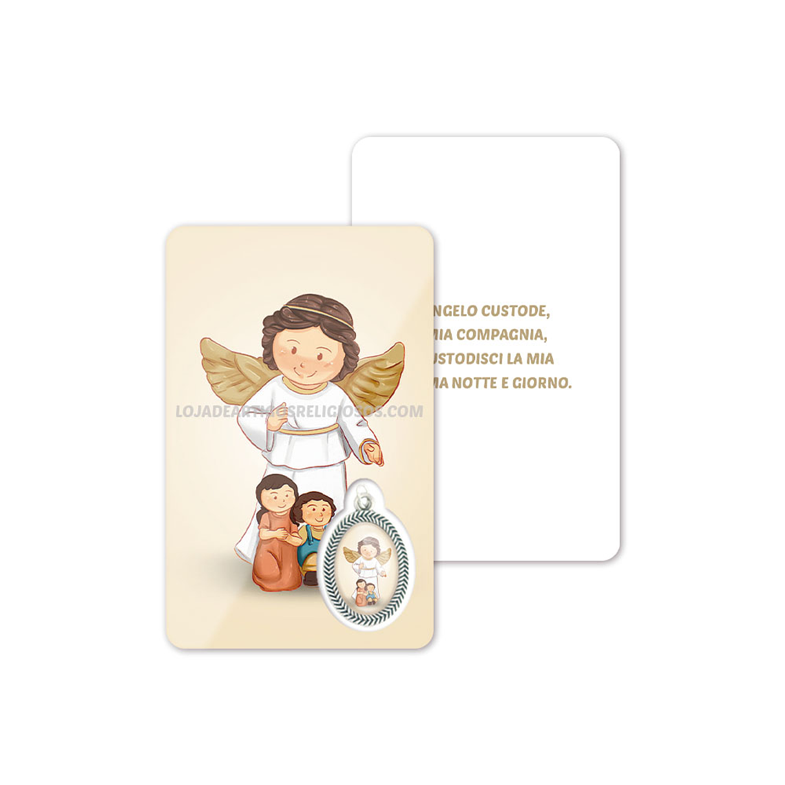 Guardian Angel prayer card  3