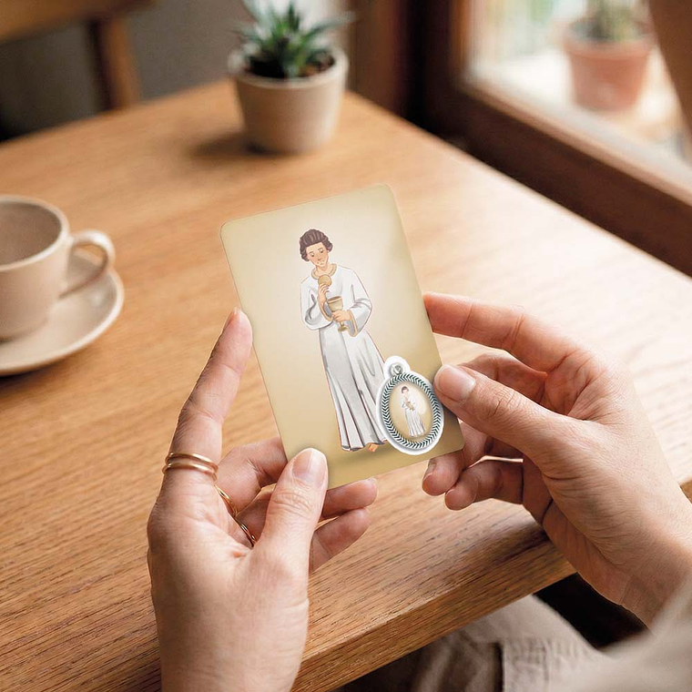 Carte de prière de l'Ange du Portugal 6