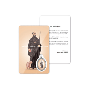 Saint Anthony the Great prayer card