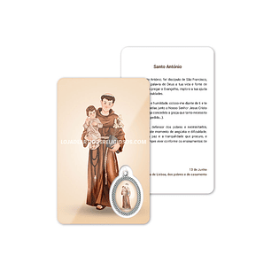 Cartão com oração de Santo António