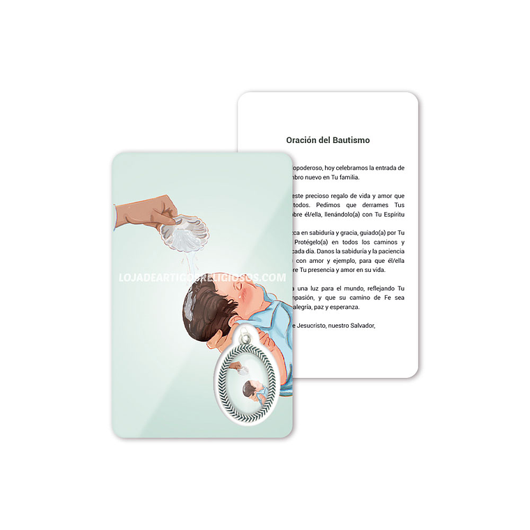 Carte de prière pour le Baptême 2