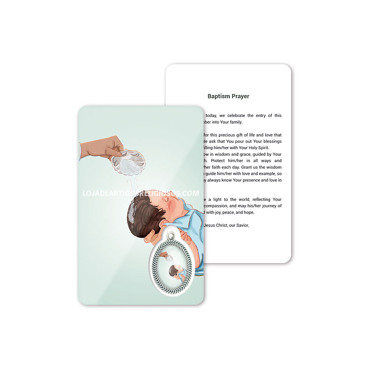 Carte de prière pour le Baptême 4
