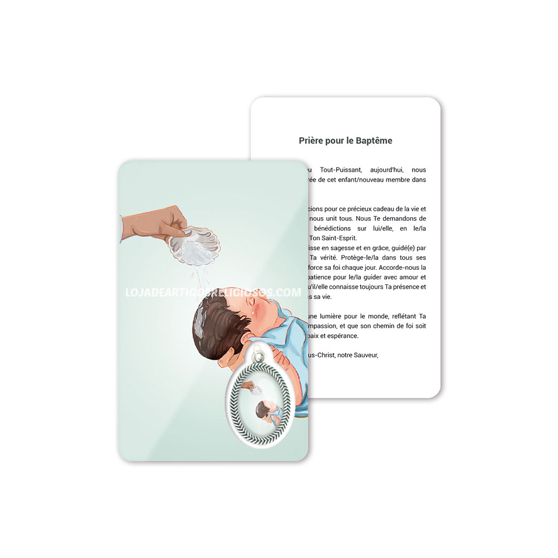 Carte de prière pour le Baptême 5