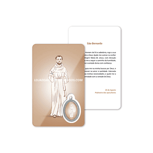 Carte de prière de Saint Bernard