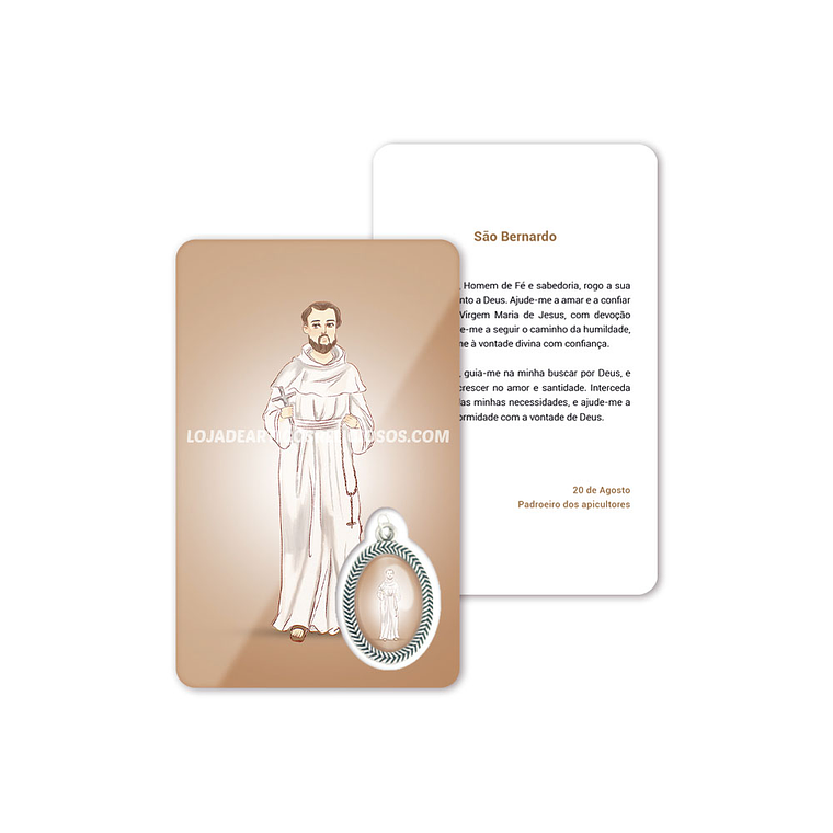 Carte de prière de Saint Bernard 1