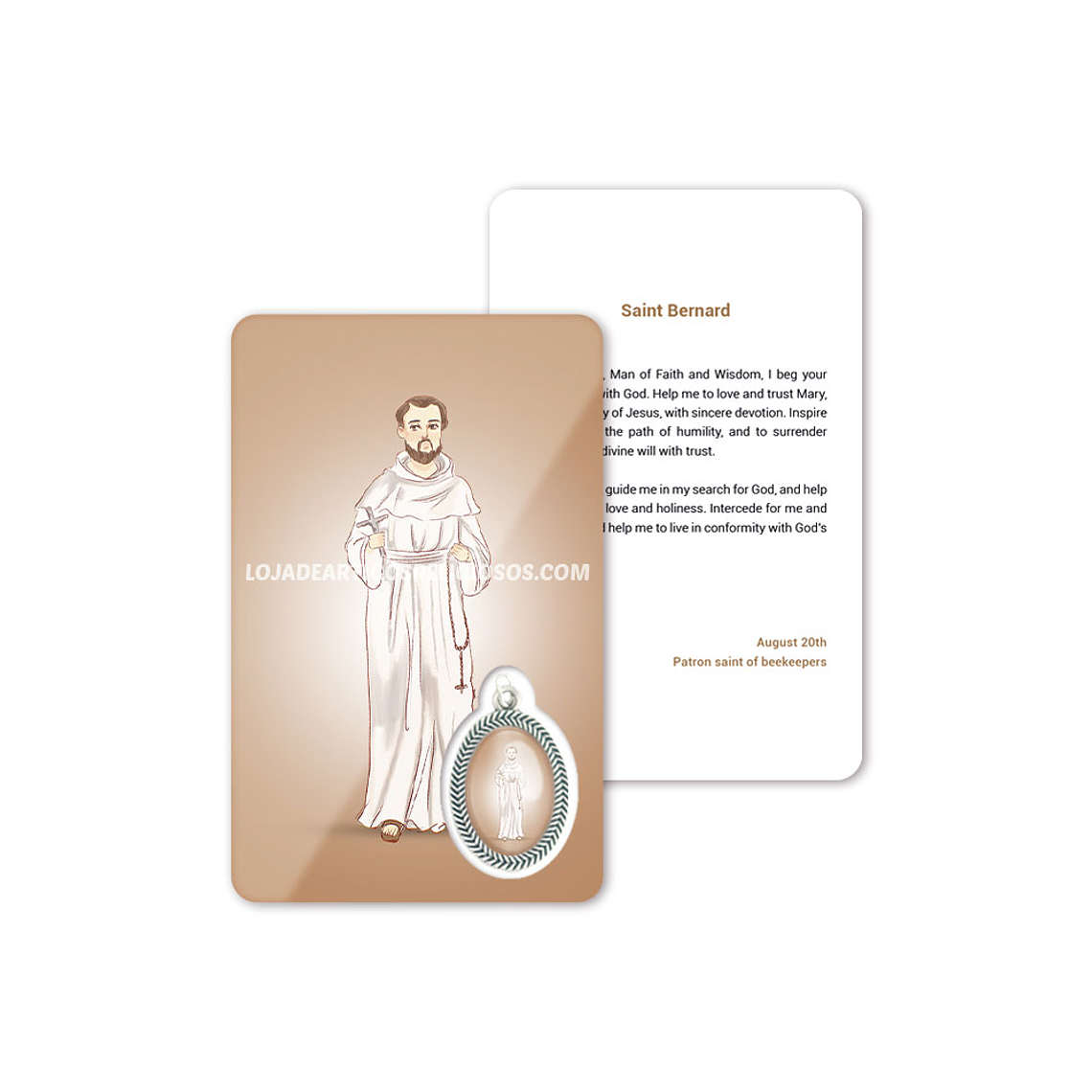 Carte de prière de Saint Bernard 4
