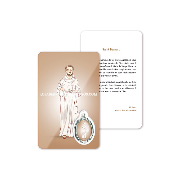 Carte de prière de Saint Bernard 5