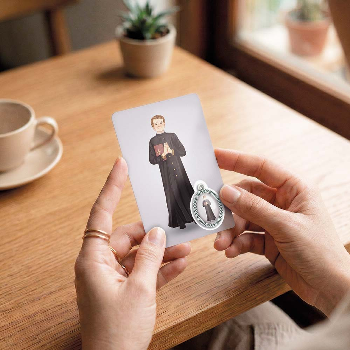Tarjeta con oración de San Juan Bosco 6