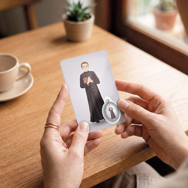 Tarjeta con oración de San Juan Bosco 6