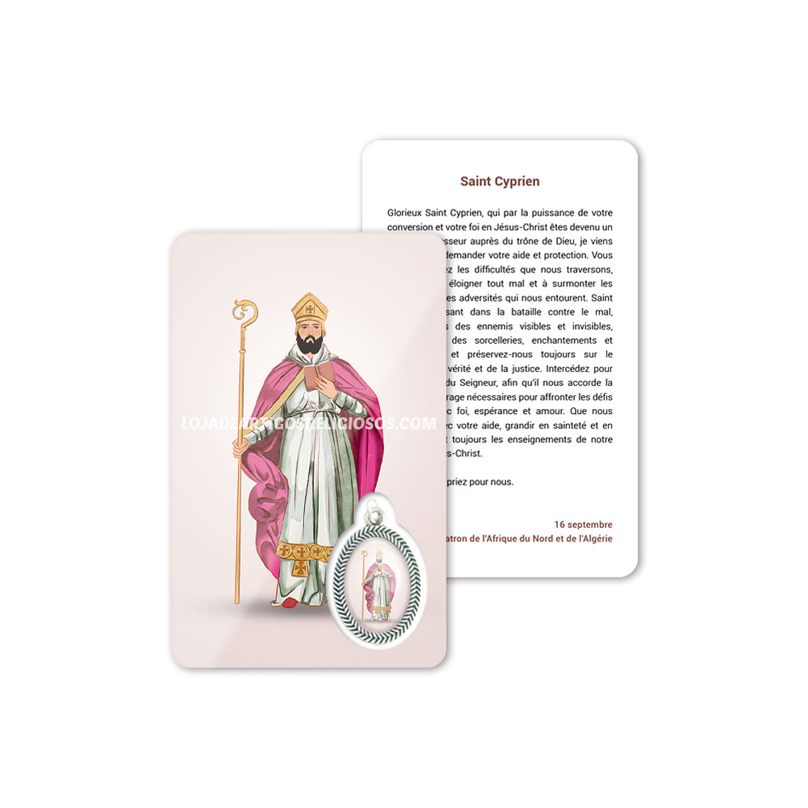 Carte de prière de Saint Cyprien 5
