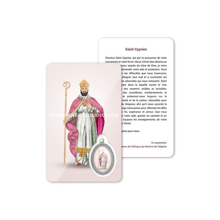 Carte de prière de Saint Cyprien 5