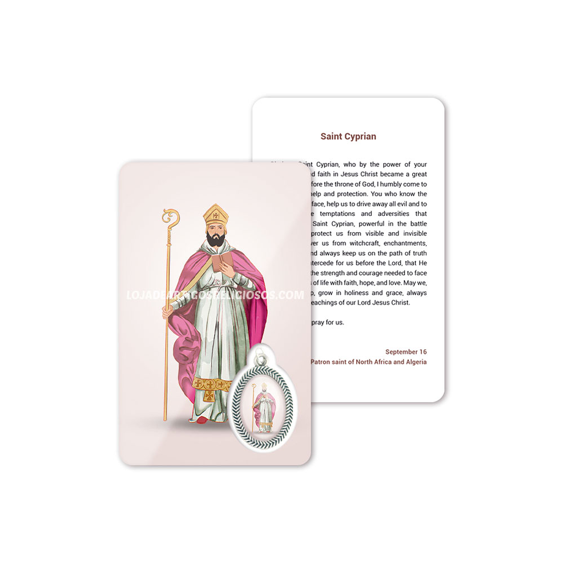 Carte de prière de Saint Cyprien 4