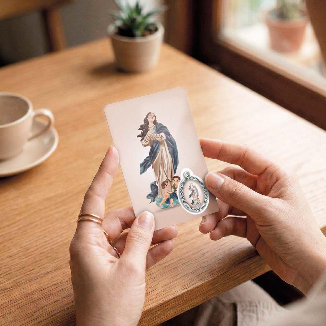 Tarjeta con oración de Nuestra Señora de la Concepción 6