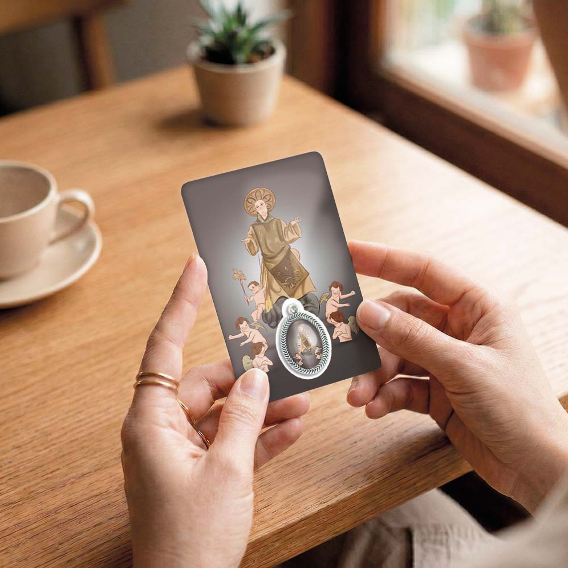 Tarjeta con oración de San Cono 6