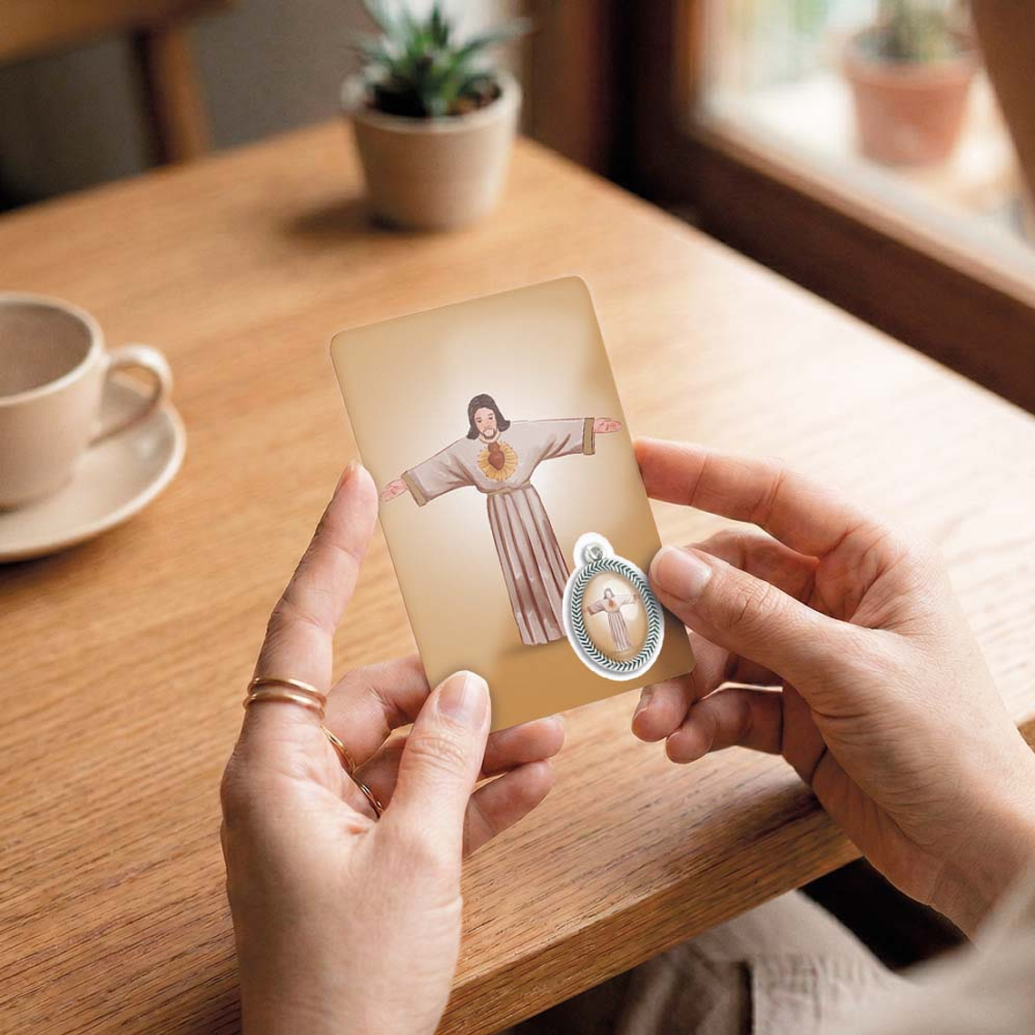 Cartão com oração de Cristo Rei 6