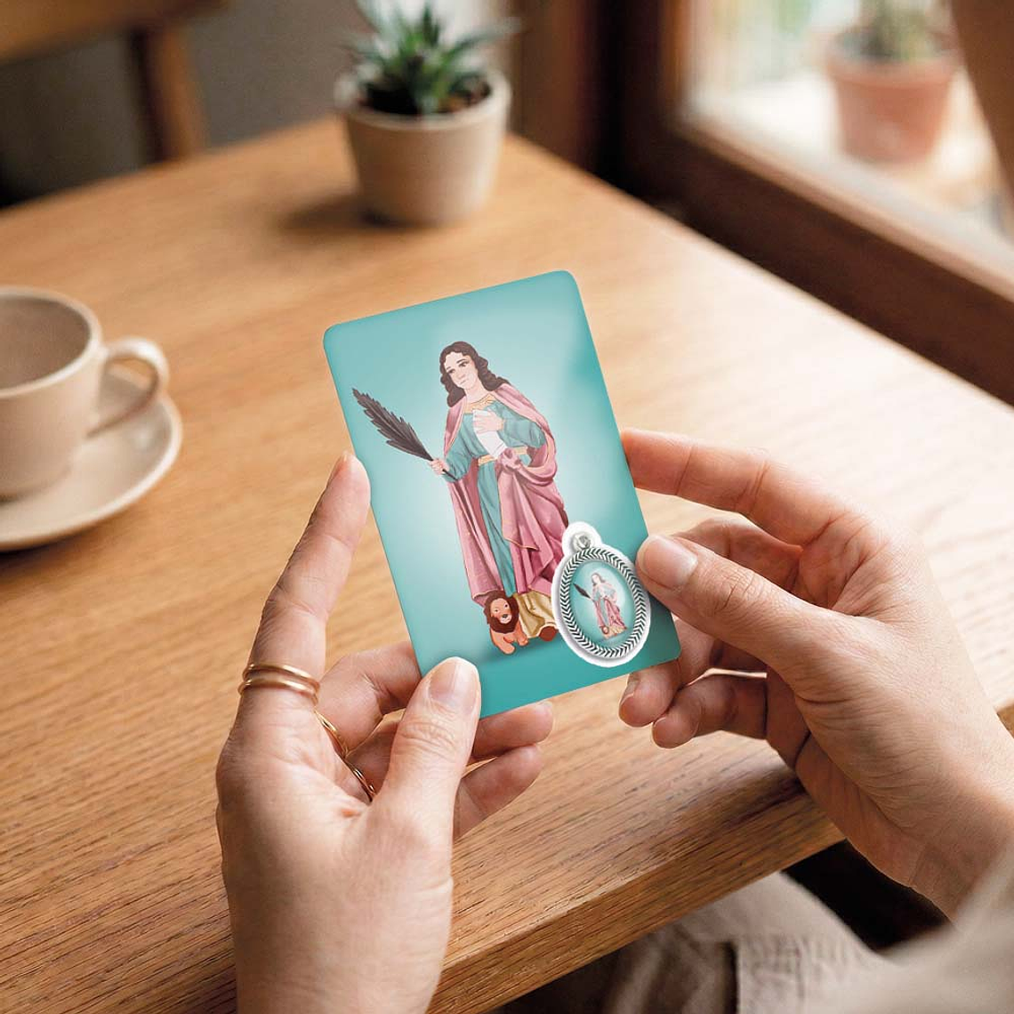 Biglietto con preghiera di Sant'Eufemia 6