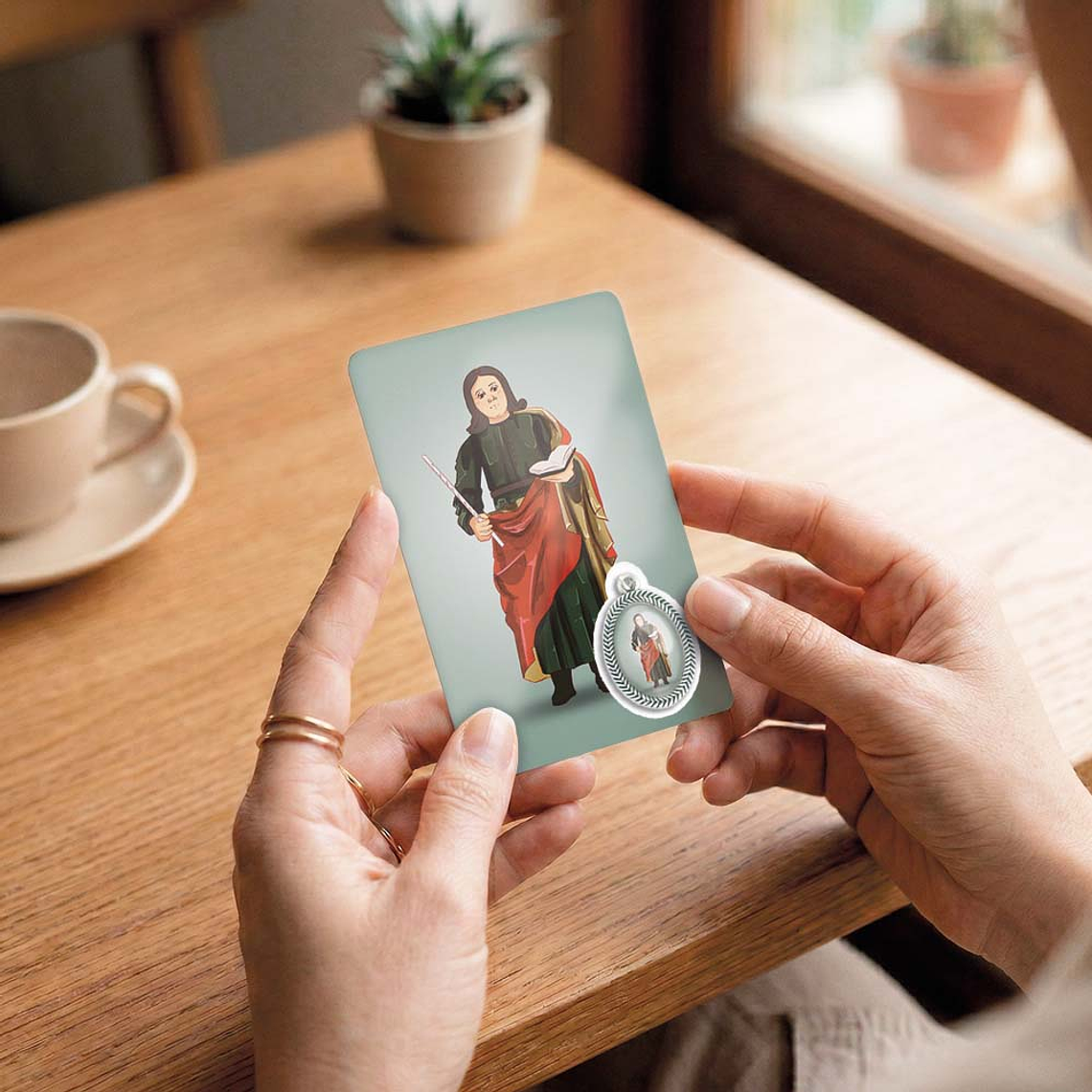 Tarjeta con oración de San Faustino 6