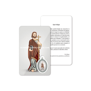Saint Philip prayer card