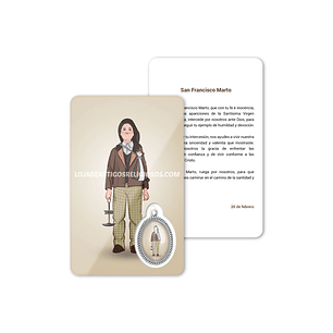 Biglietto con preghiera di San Francesco Marto