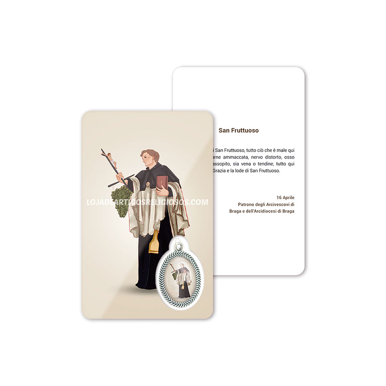 Biglietto con preghiera di San Fruttuoso 3