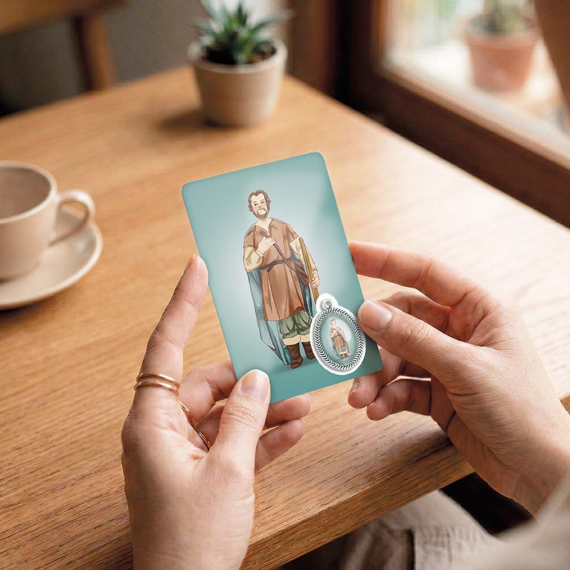 Cartão com oração de Santo Isidro 6