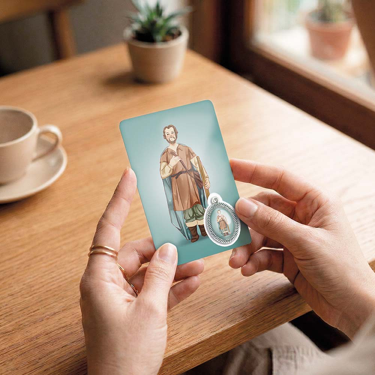 Cartão com oração de Santo Isidro 6