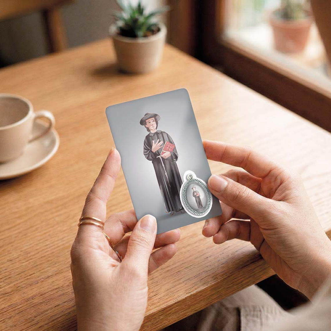 Cartão com oração de Santo Ivo 6