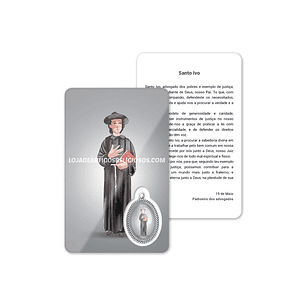 Saint Ivo prayer card