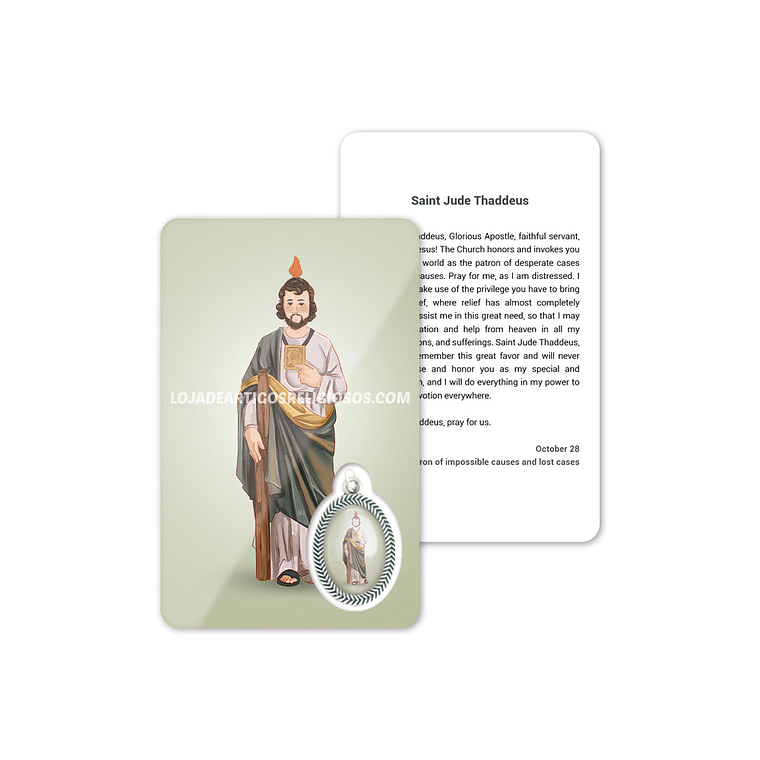 Tarjeta con oración de San Judas Tadeo 4