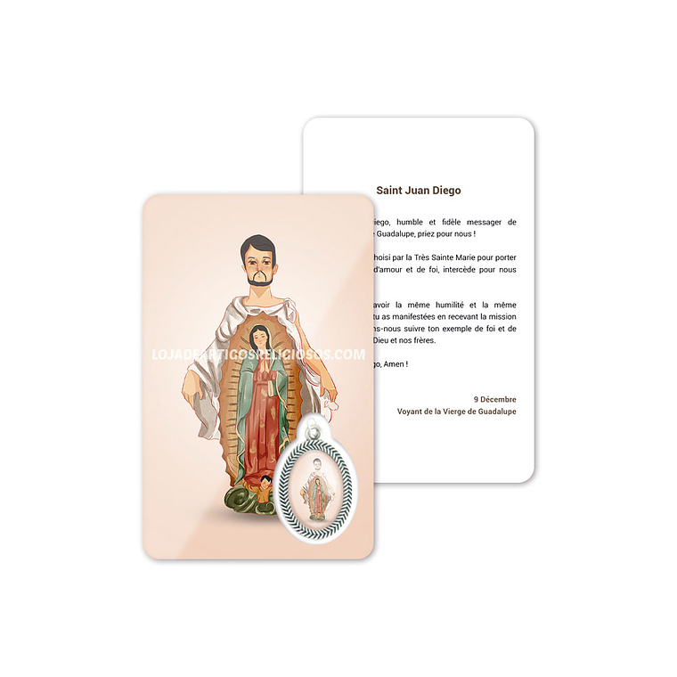 Tarjeta con oración de San Juan Diego 5