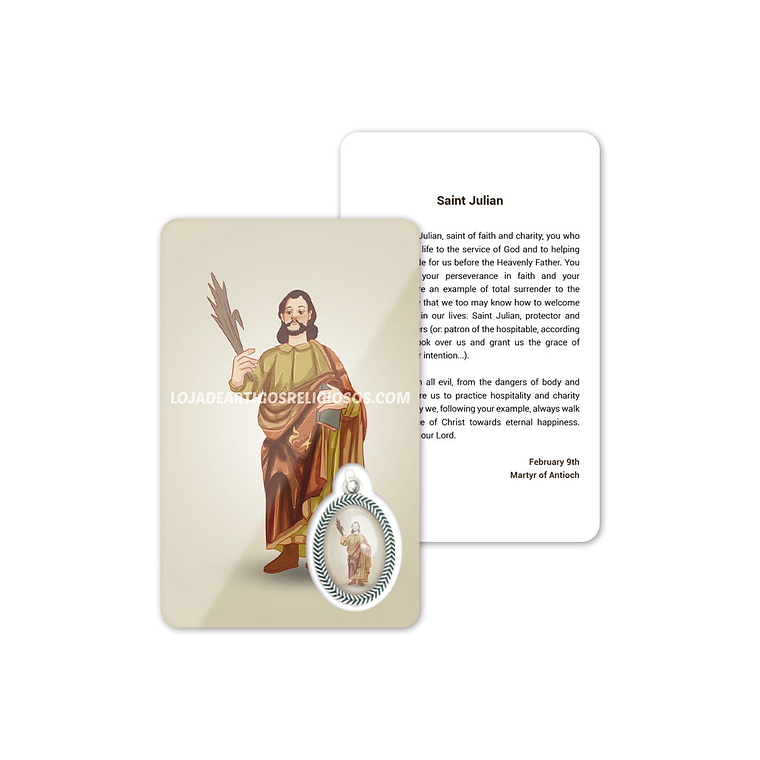 Cartão com oração de São Julião 4