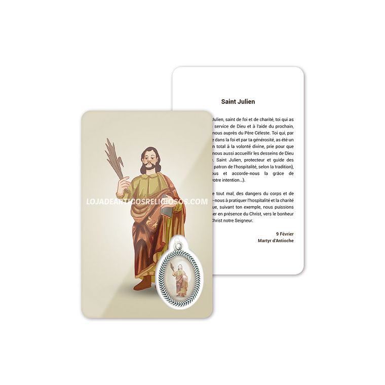 Cartão com oração de São Julião 5