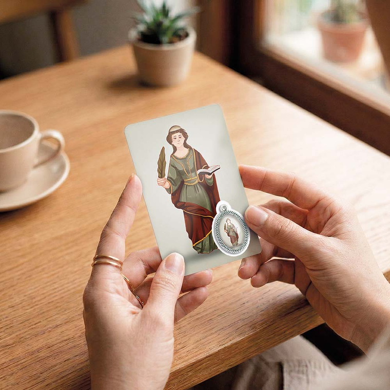 Biglietto con preghiera di Santa Giusta 6