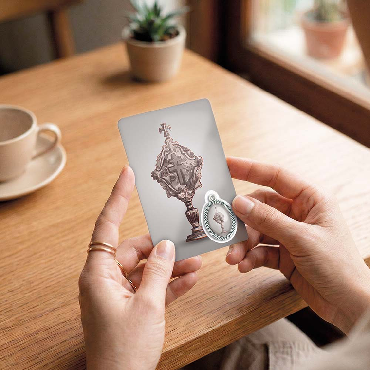 Prayer card of the Holy Wood 6