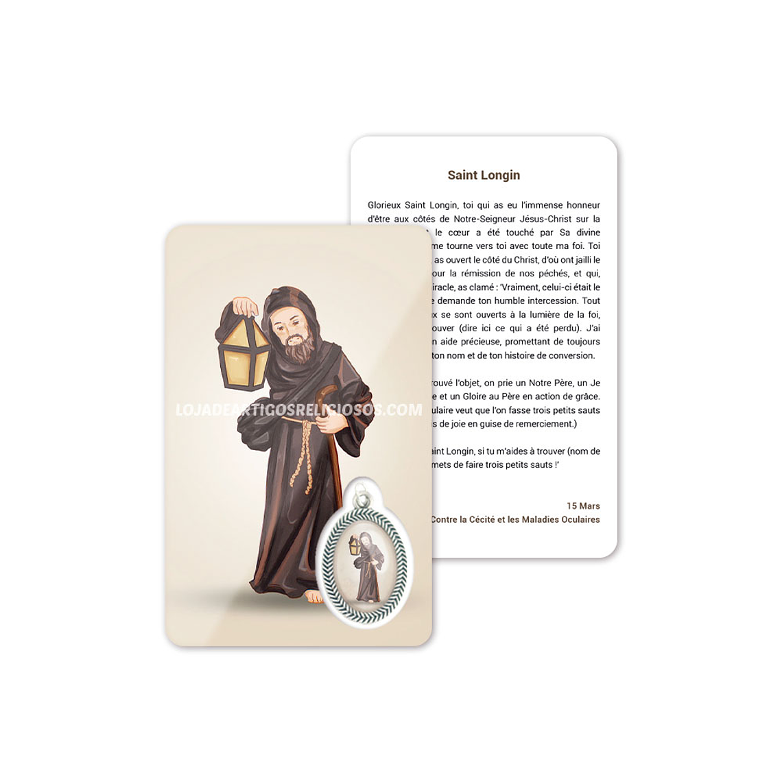 Saint Longinus prayer card 5