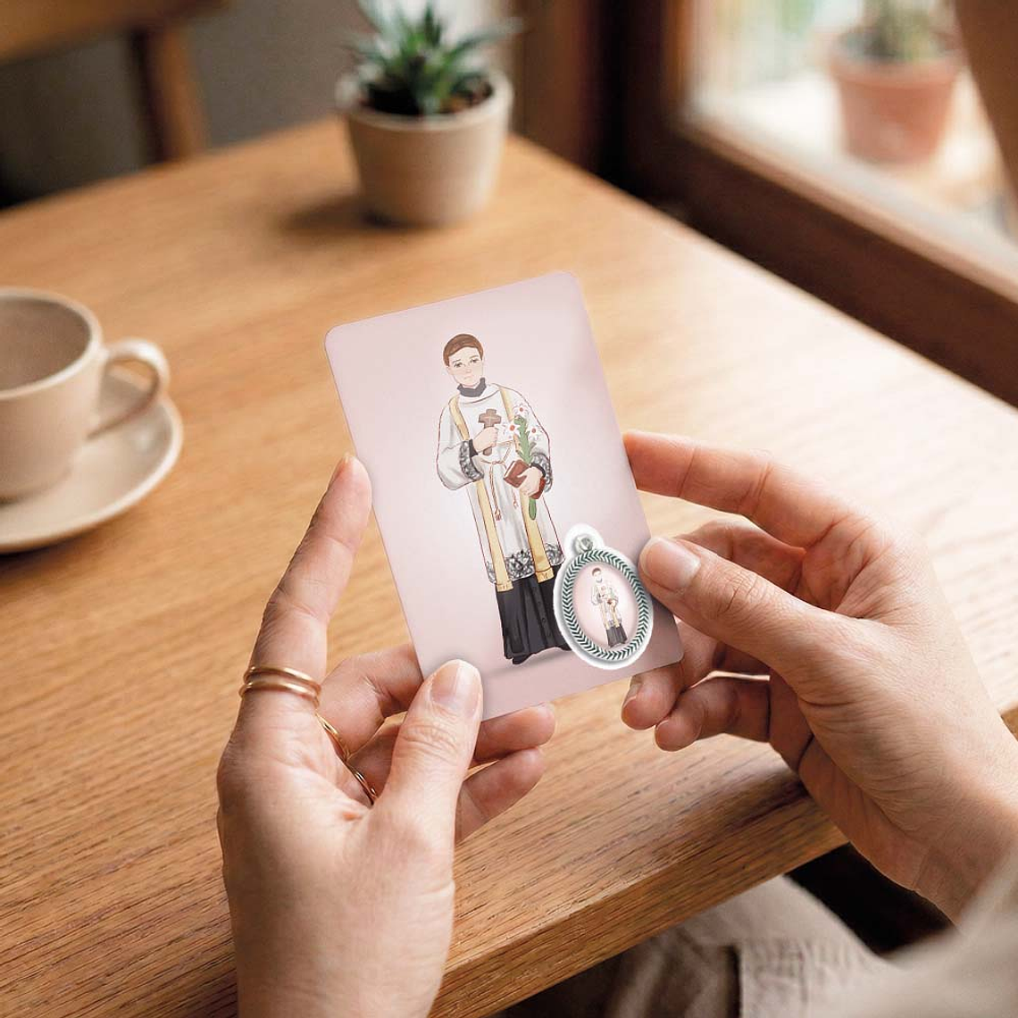 Carte de prière de Saint Louis Gonzague 6