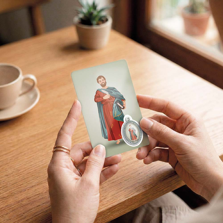 Cartão com oração de São Marcos Evangelista 6