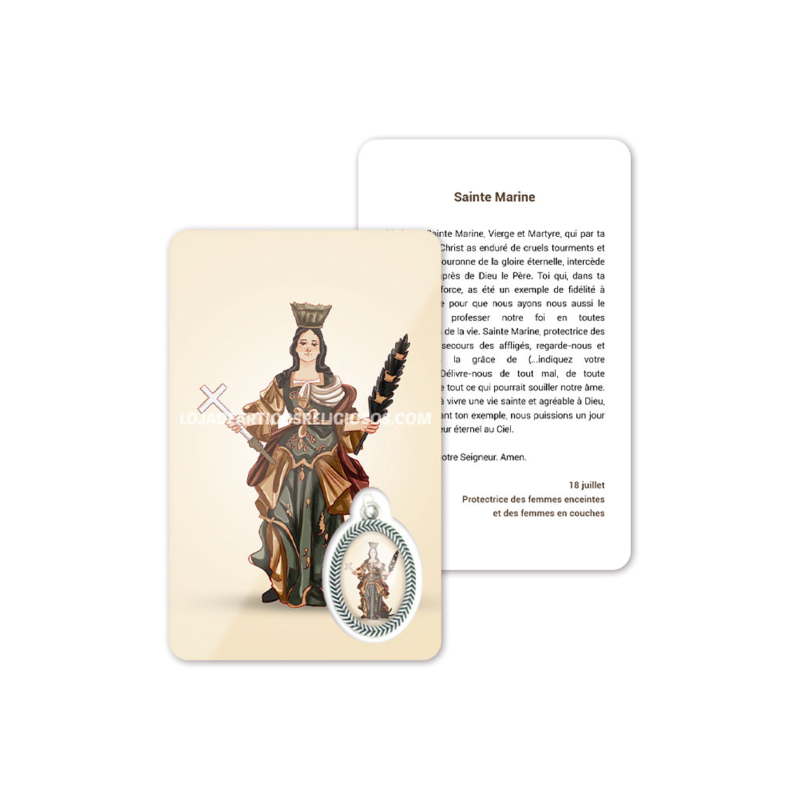 Saint Marina prayer card 5