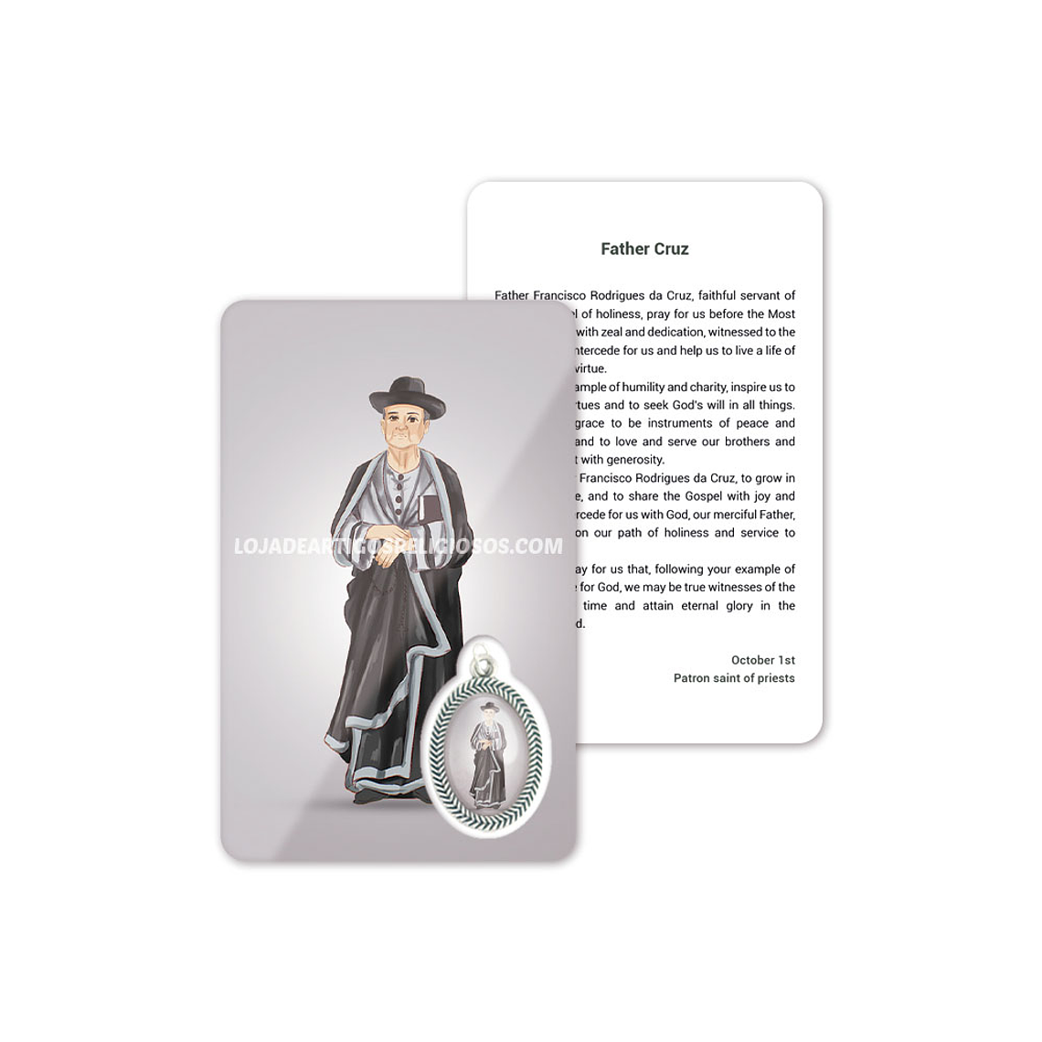 Carte de prière de Père Cruz 4