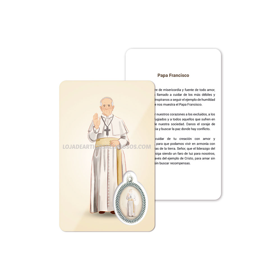 Cartão com oração do Papa Francisco 2