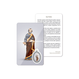 Saint Peter prayer card