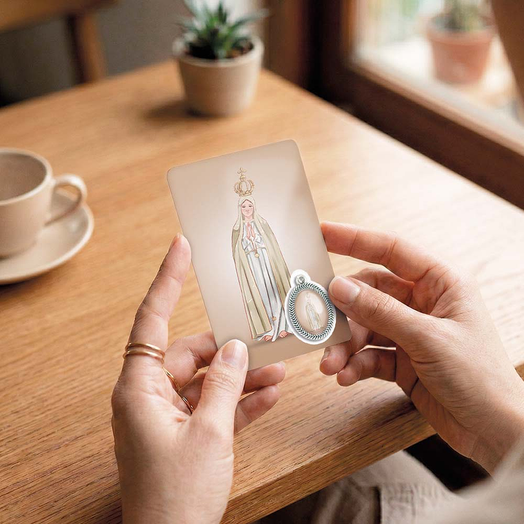 Cartão com oração de Nossa Senhora Peregrina 6