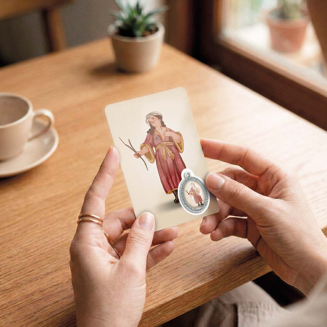 Biglietto con preghiera di San Pelagio di Lafões 6